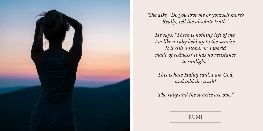 Rumi Poem - Sunrise Ruby