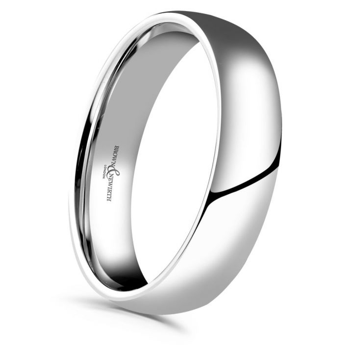 Platinum Gents 5mm Wedding Ring