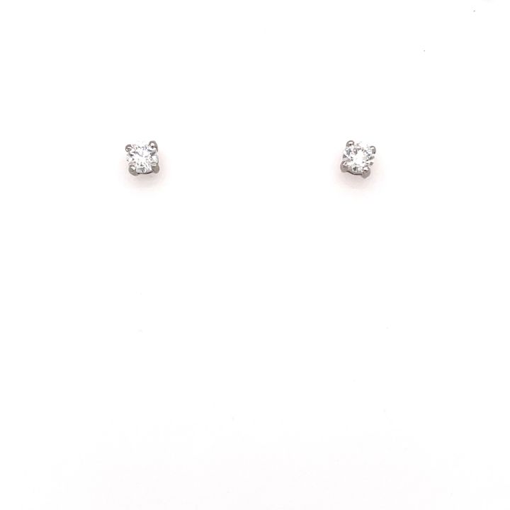 18ct White Gold 0.40ct Diamond Stud Earrings