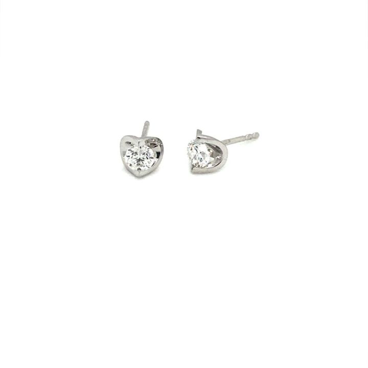 18ct White Gold 0.60ct Diamond Stud Earrings