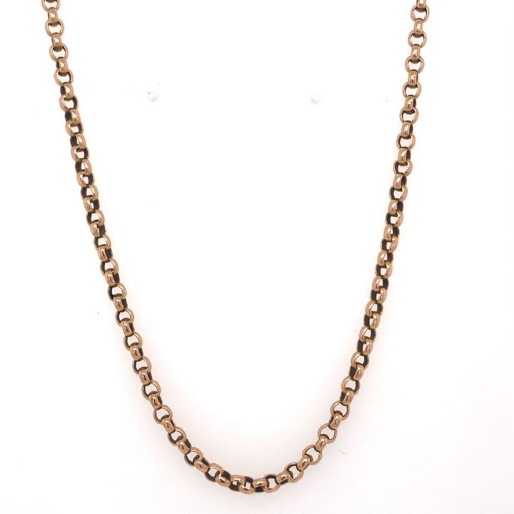 Preowned 9ct Yellow Gold Belcher Chain 49cm