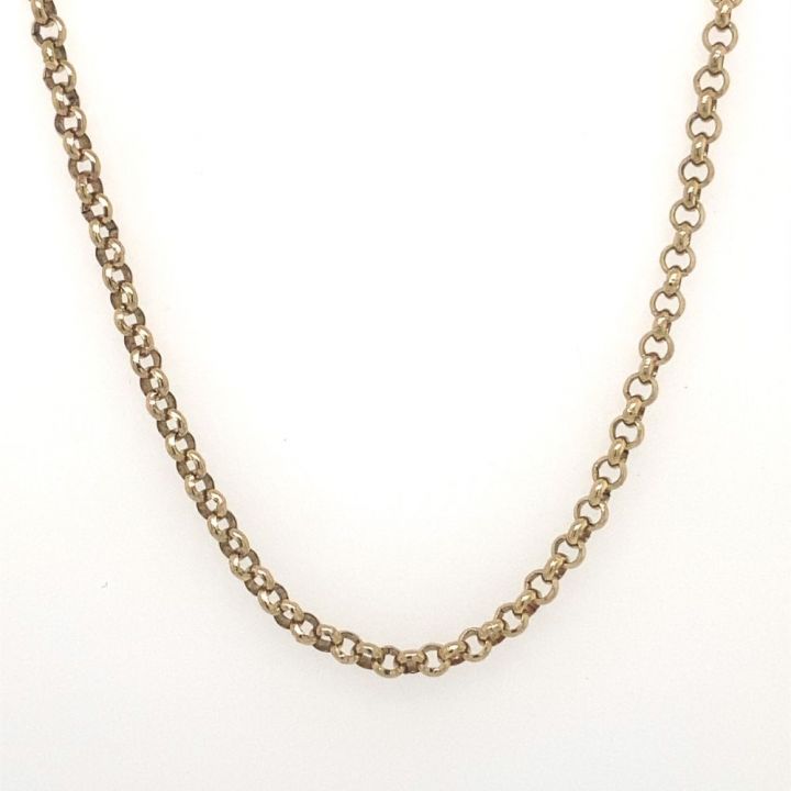 Preowned 9ct Yellow Gold 56cm Belcher Chain