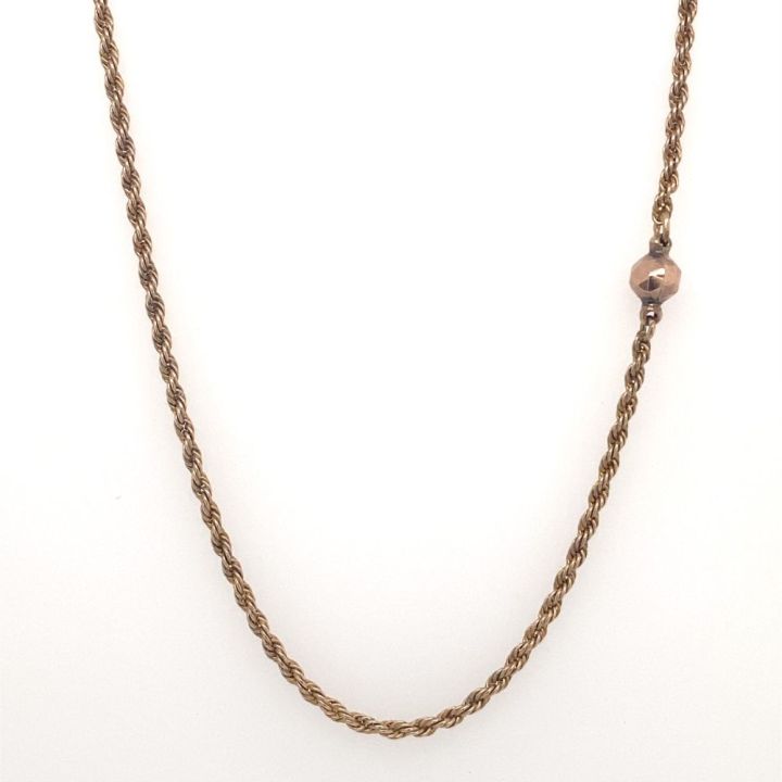 Preowned 9ct Yellow Gold Rope & Ball Chain