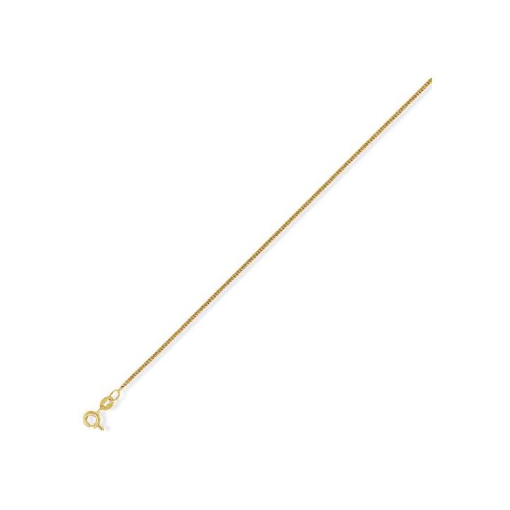 9ct Yellow Gold 18"" Curb Chain