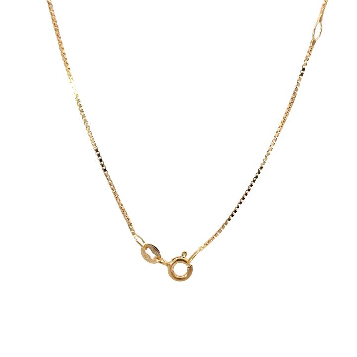 9ct Yellow Gold 18" Box Chain