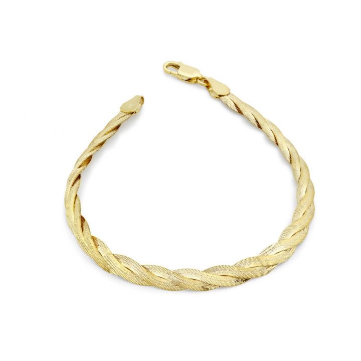 9ct Yellow Gold PLaited Bracelet