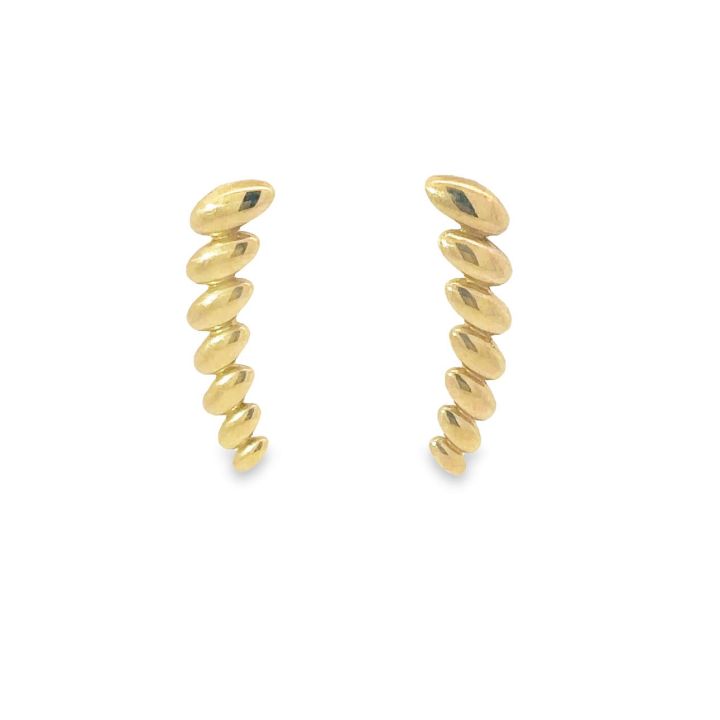 9ct Yellow Gold Graduated Ear Cuff