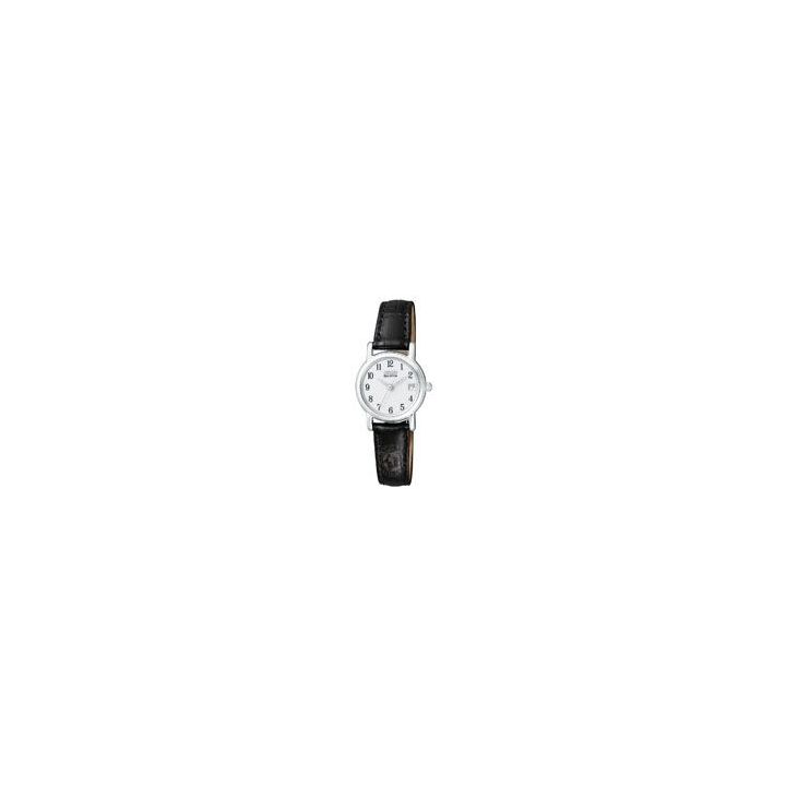 Citizen Black Leather Strap Ladies Watch