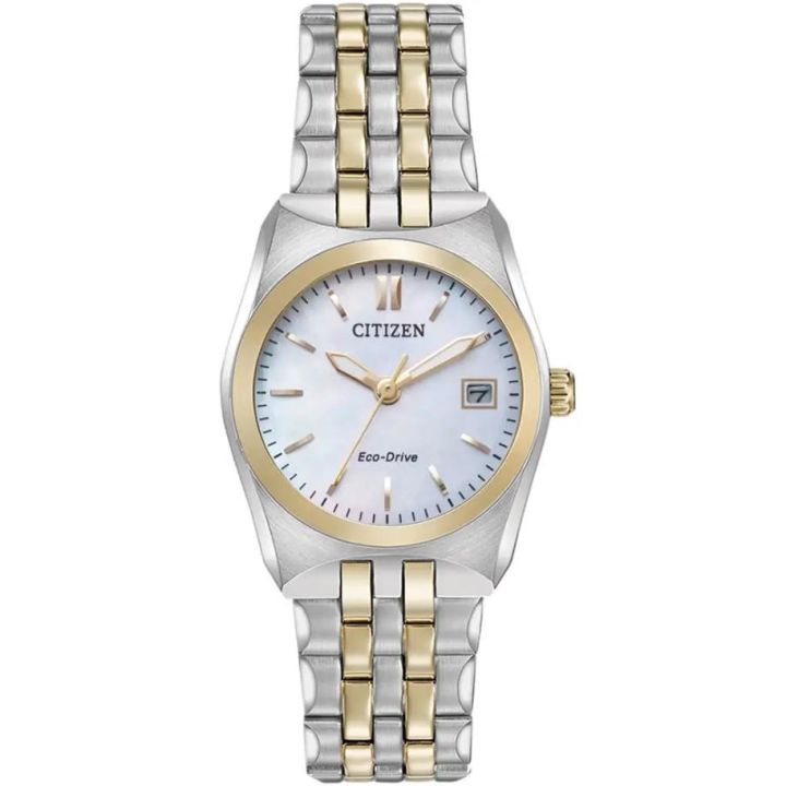 Citizen Eco-Drive Mother of Pearl Two-Tone Watch