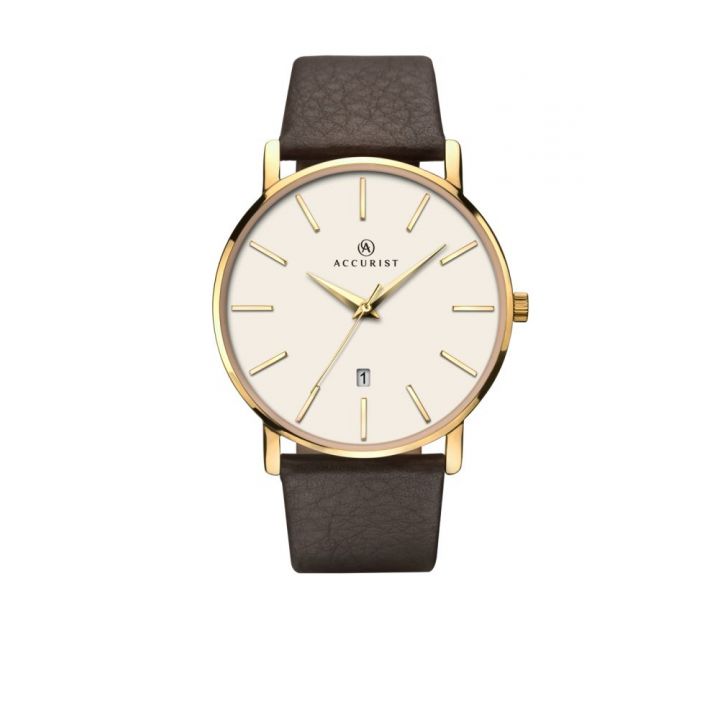 Accurist Gents Classic Strap Watch