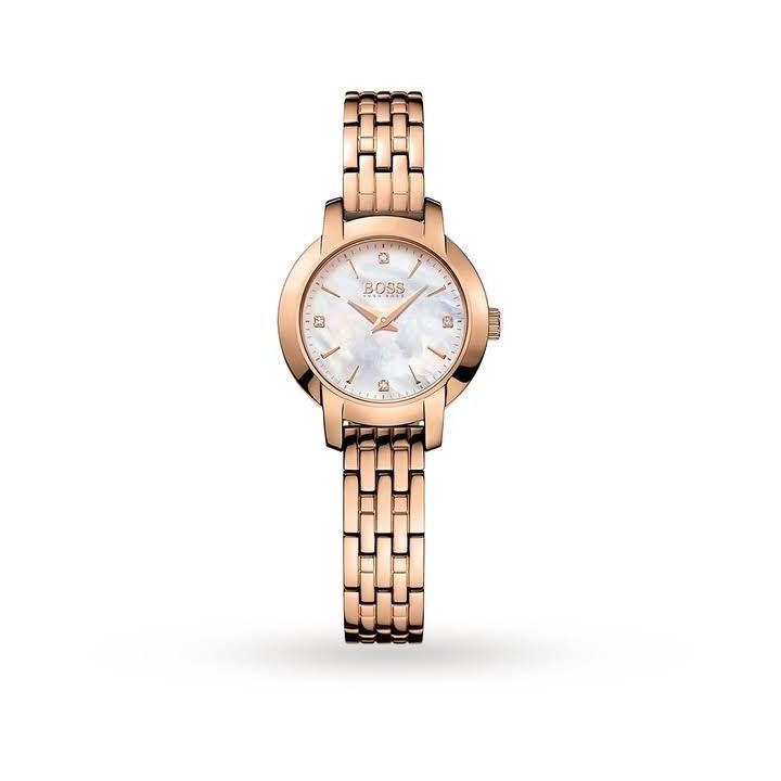 Hugo Boss Ladies Rose Gold Plated Sucess Watch