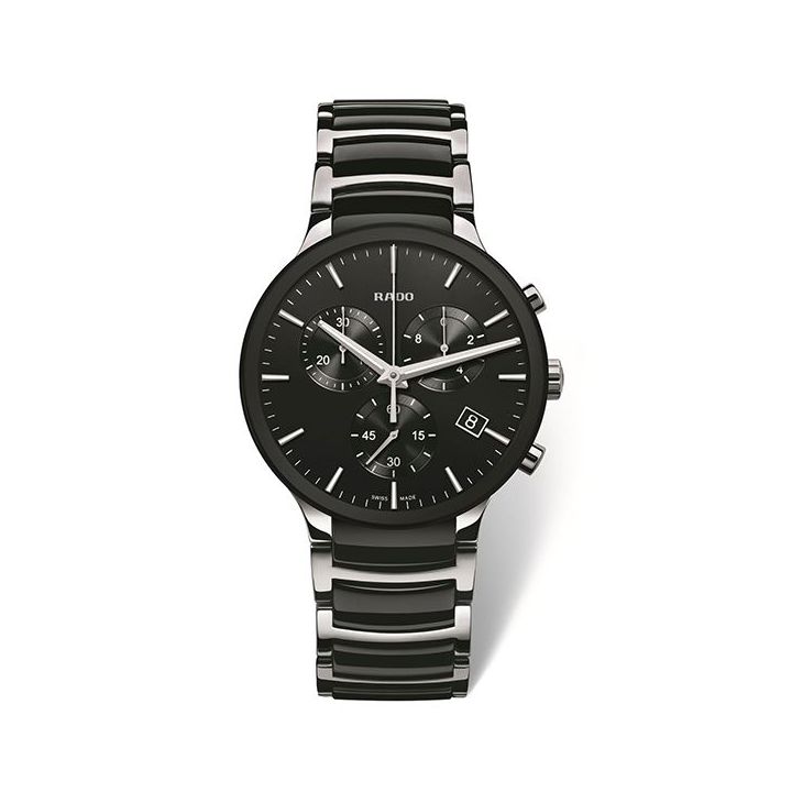 Rado Centrix Black Chronograph Watch