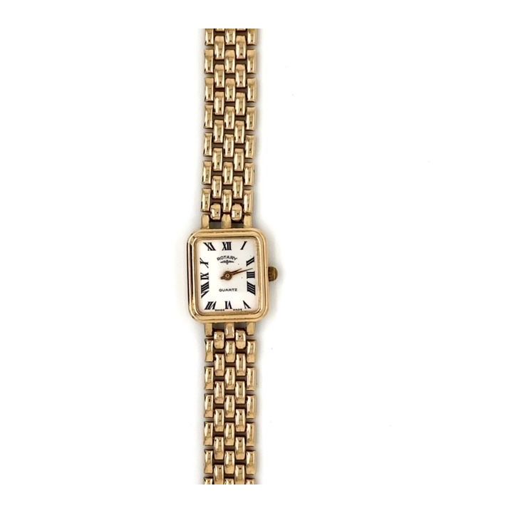 Pre Owned Ladies 9ct Yellow Gold Rotary Watch