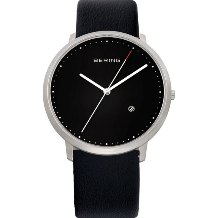 Bering Gents Leather Strap Watch