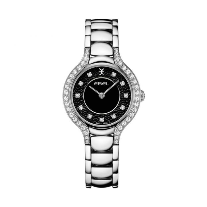 Ebel Beluga Ladies Black Diamond Watch