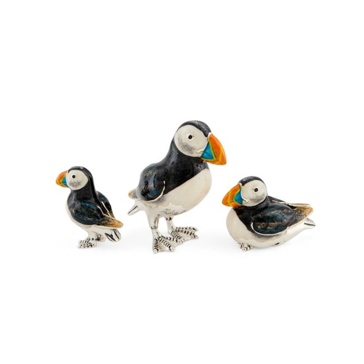 Saturno Sterling Silver Small Puffin