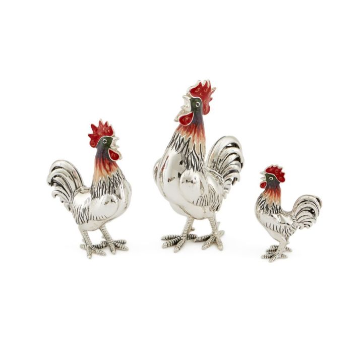 Saturno Sterling Silver Small Rooster
