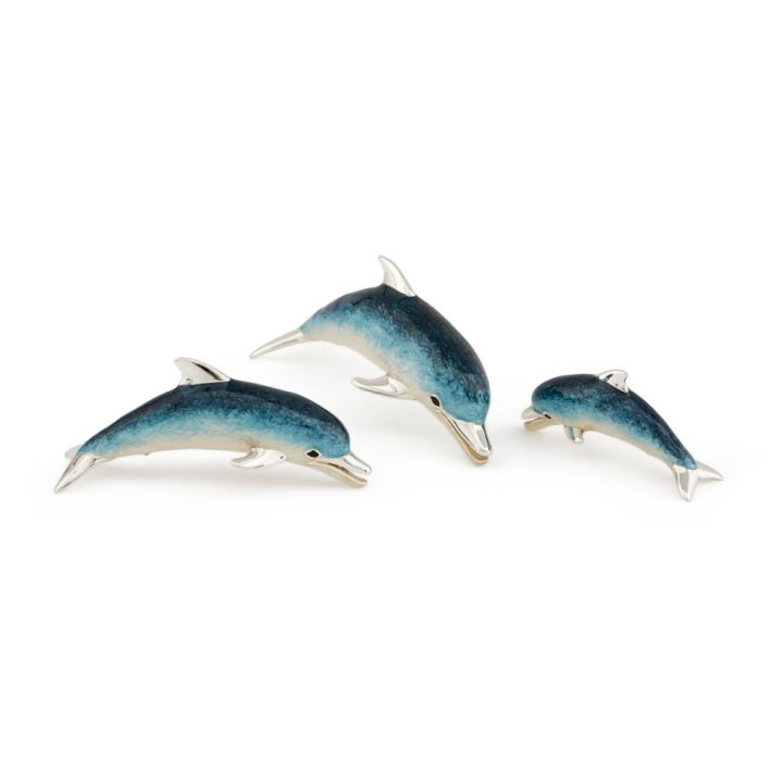 Saturno Sterling Silver Medium Dolphin