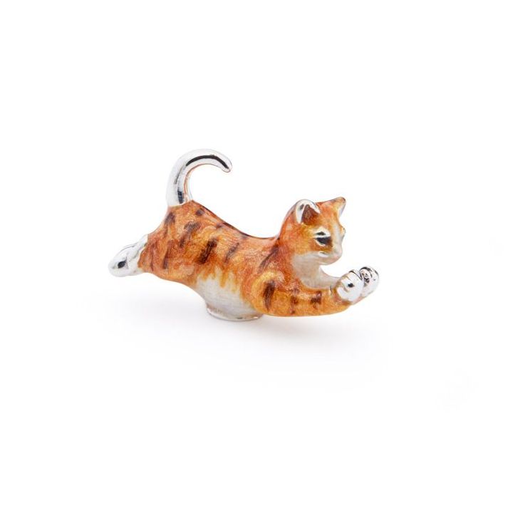 Saturno Sterling Silver Mini Ginger Cat