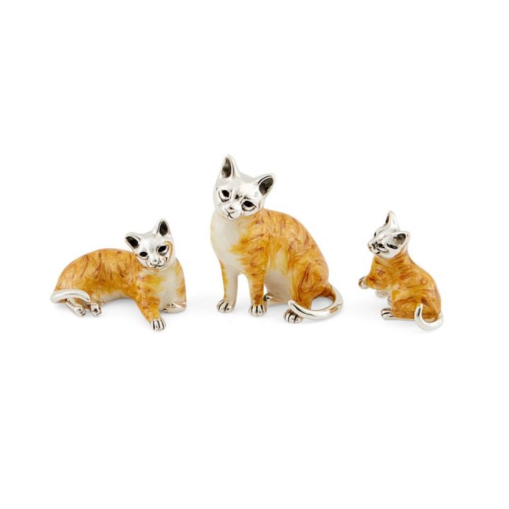 Saturno Sterling Silver Small Ginger Kitten