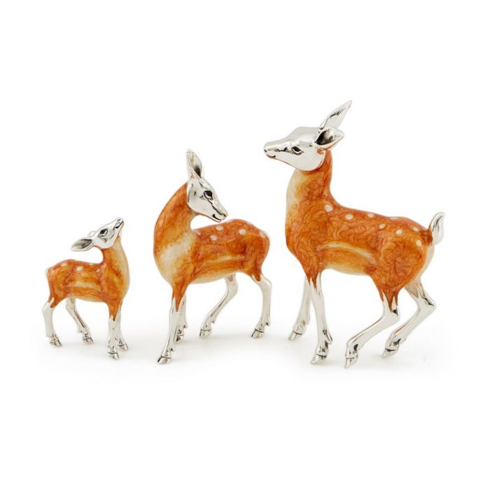 Saturno Sterling Silver Fawn Deer