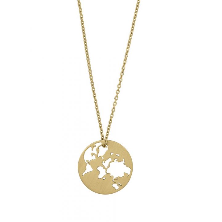 byBiehl Beautiful World Gold Plated Necklace