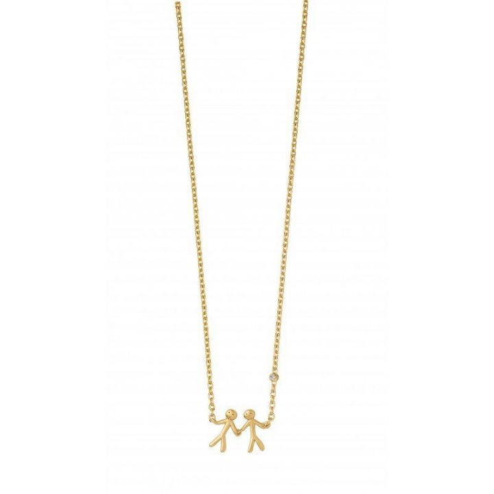 byBiehl Together My Love Gold Plated Necklace