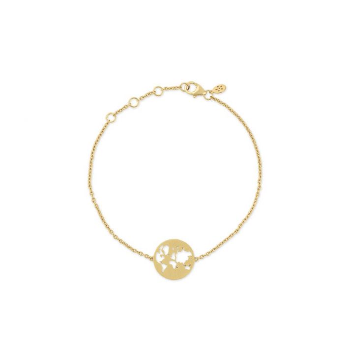 byBiehl Beautiful World Gold Plated Bracelet