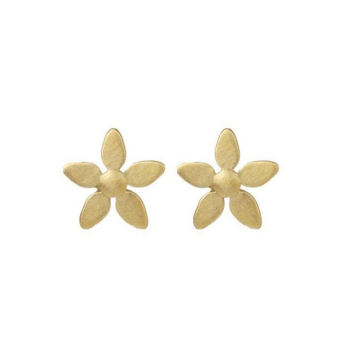 byBiehl Forget Me Not Gold Plated Earrings