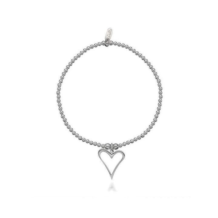 Dollie Silver Brave Heart Bracelet