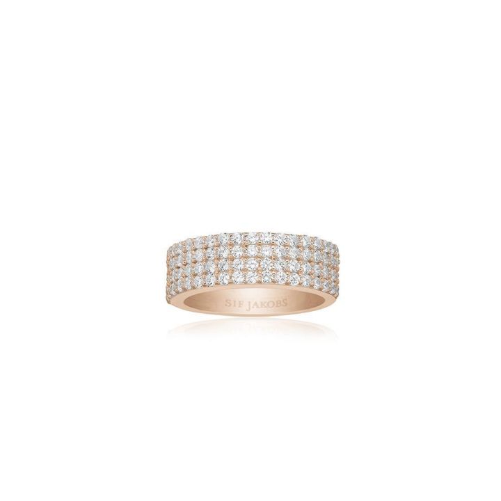 Sif Jakobs Corte Quattro Rose Gold Plated Ring