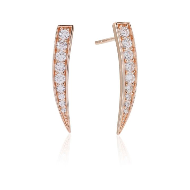 Sif Jakobs Rose Gold Plated Pila Earrings