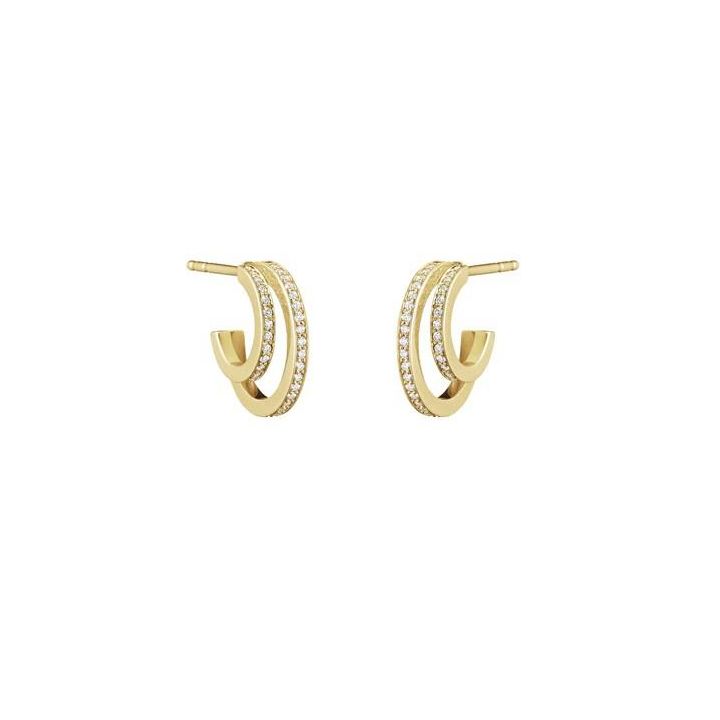 Georg Jensen Diamond Halo Earrings