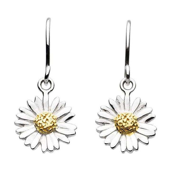 Dew Daisy Hook Drop Earrings