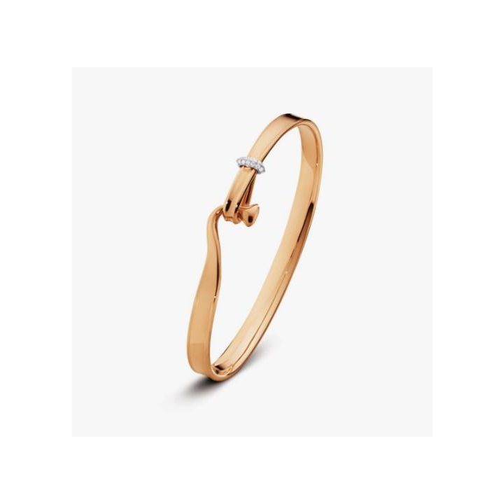 Georg Jensen 18ct Rose Gold Torun Bangle