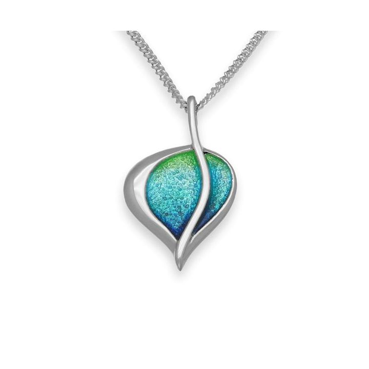 Ortak Sterling Silver Leah Aqua Pendant