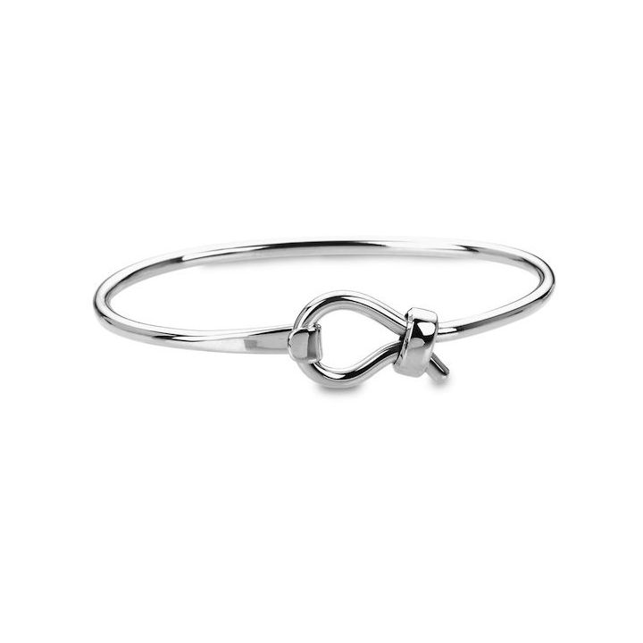 Tianguis Jackson Silver Hook Loop Bangle