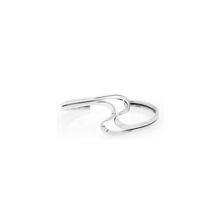 Tianguis Jackson Open Wave Silver Bangle