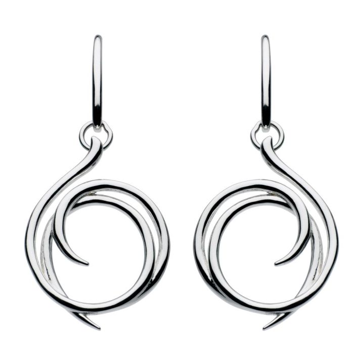 Kit Heath Open Circle Drop Earrings
