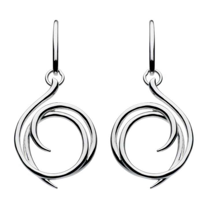 Kit Heath Open Circle Drop Earrings