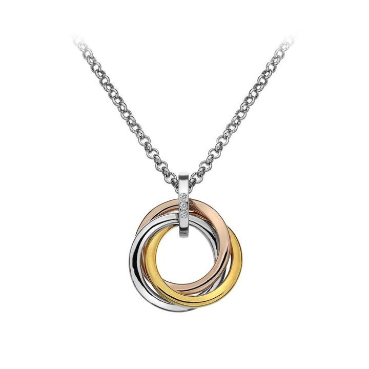 Hot Diamonds Trio Three Colour Pendant