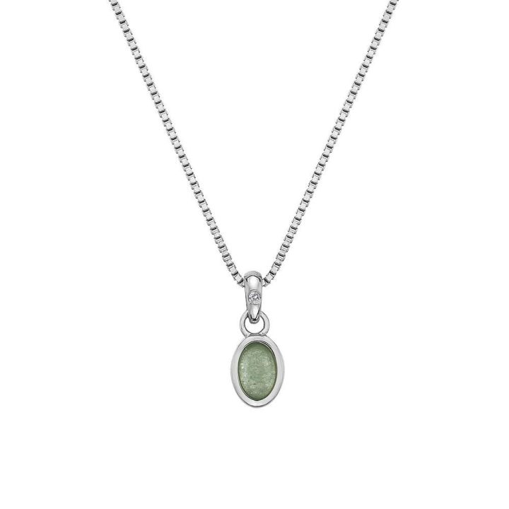 Hot Diamonds March Adventurine Pendant