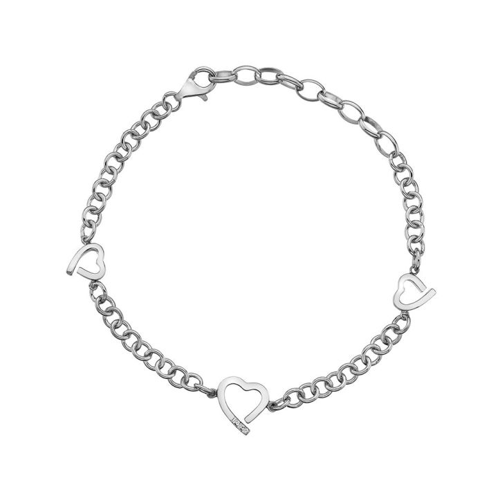 Hot Diamonds Sterling Silver Amore Bracelet