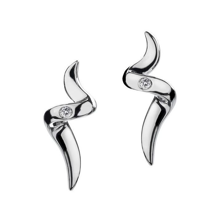 Go With The Flow Spiral Stud Earrings