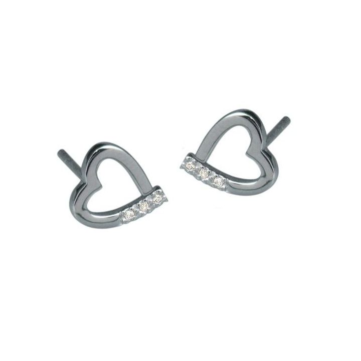 Hot Diamonds Just Add Love Earrings