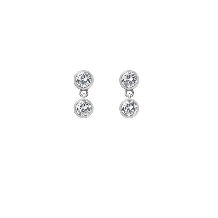 Hot Diamonds Tender White Topaz Earrings