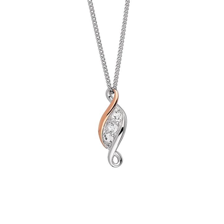Clogau Sterling SIlver Past Present & Future Pendant