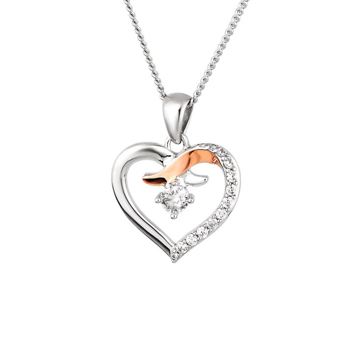 Clogau Sterling Silver Forever Yours Heart Pendant