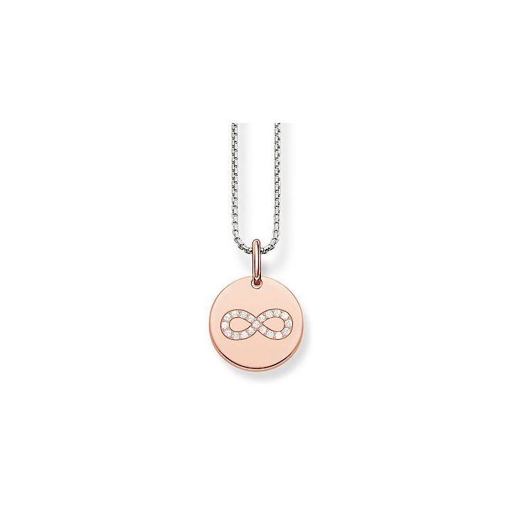 Thomas Sabo Rose Gold Plated Infinity Necklace