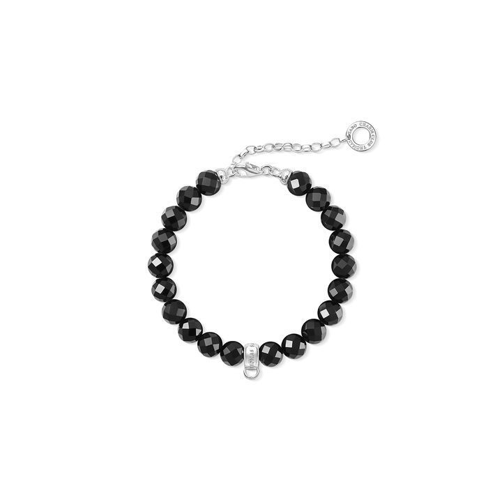 Thomas Sabo Black Obsidian Charm Bracelet